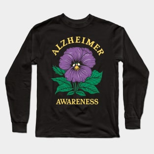 alzheimer awareness Long Sleeve T-Shirt